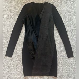 Black Mixed-Media Elie Tahari Dress - Size 12